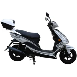 GT UNION GT3 25 50 ccm 2,7 PS 25 km/h Weiß mit Topcase