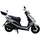 GT UNION GT3 25 50 ccm 2,7 PS 25 km/h Weiß mit Topcase