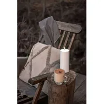 UYUNI LIGHTING Uyuni Outdoor LED Stumpenkerze 8,4 x 20 cm weiß