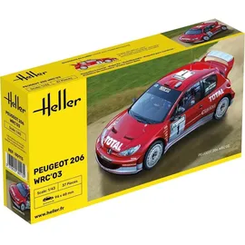 Heller 80113 - Peugeot 206 WRC'03 mehrfarbig 1:43