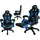 MT MALATEC Gaming-Stuhl - Schwarz und Blau Dunmoon