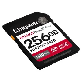 Kingston Canvas React Plus V60 256GB SDXC Speicherkarte 4K-UHS-II