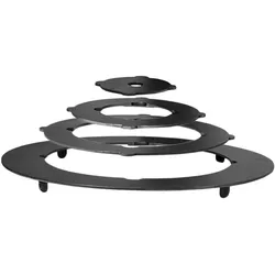 4BIG.fun Adapter - Ringe für Eintopfofen 34,5-38 cm Utschak Herdplatte für Feuerkessel Kasan Adaptierung Kazan