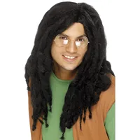 Smiffys Dreadlock Perücke, Schwarz