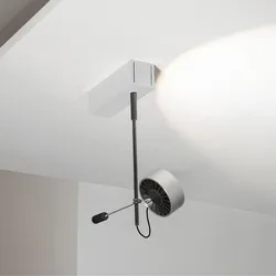 Absolut Lighting Absolut LED 1-flammig Deckenleuchte silber