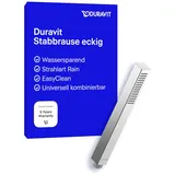 Duravit Stabbrause MinusFlow 212mm, Anschl.-G. G 1/2, eckig, chrom