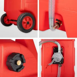 WALTER WERKZEUGE Kraftstofftrolley Rot