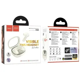 HOCO Kabellose Bluetooth Kopfhörer TWS Shadow EQ6 weiß