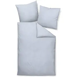 JANINE Interlock-Jersey59000 3 Fischgrätmuster Grau 155 x 200 cm + 80 x 80 cm
