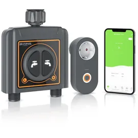 Brandson Wifi Bewässerungsuhr, automatische Gartenbewässerung, Wasserzeitschaltuhr, systemfähig