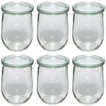 Weck Tulpenform-Glas 1062ml 6er Pack