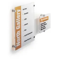 DURABLE Türschild CRYSTAL SIGN 148 x 148 mm