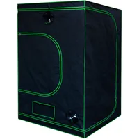 Kingpower Grow Zelt für Pflanzen Zuchtzelt Gewächshaus Box Zuchtschrank Garten Anzucht Gemüse Kräuter Grow Schrank Indoor Blumen klein Tomaten Hydro Green, Größe:140 x 140 x 200 cm (09)