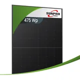 Sunpro 475Wp SPDG-BC108RL10 Bifazial Fullblack
