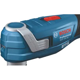 Bosch Professional GOP 18V-34 inkl. 2 x 4,0 Ah + Ladegerät + Zubehör + L-Boxx