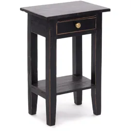 DESIGN DELIGHTS Nachtschrank PLANTA 34 x 52 x 24 cm Schwarz