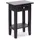 DESIGN DELIGHTS Nachtschrank PLANTA 34 x 52 x 24 cm Schwarz