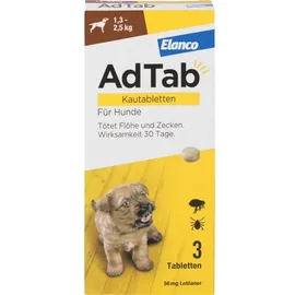 Elanco 56 mg Kautabletten für Hunde >1,3-2,5 kg