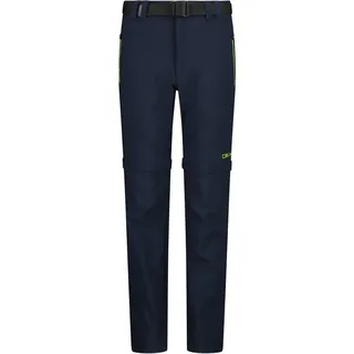CMP Jungen Hose Zip Off Hose,B. Blau-Limonengrün,92