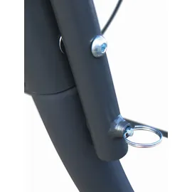 Gardissimo Luc Doppelliege 200 x 130 x 30 cm Grau