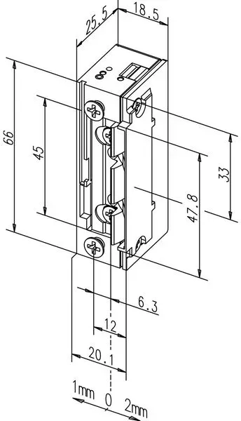 EFF EFF Türöffner Serie 138 FaFix ProFix2 Ruhestrom - 24 V , nein