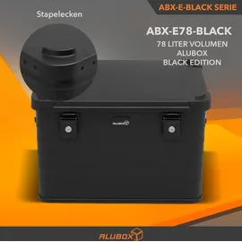 AluBox Werkzeugbox 78 l schwarz