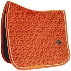 Schabracke FULL - Orange - Samt - Dressur orange|orange|orange WARMBLUT