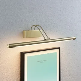 LINDBY LED Wandleuchte Wandlampe Innen Mailine aus Metall, Modern / 69 cm messing für Wohnzimmer, / Esszimmer, Von Lindby