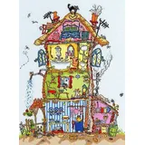 Bothy Threads Kreuzstich-Set Hütte, 26x35cm, XCT8, Zählmuster