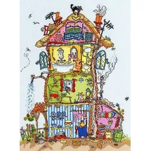 Bothy Threads Kreuzstich-Set Hütte, 26x35cm, XCT8, Zählmuster