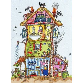 Bothy Threads Kreuzstich-Set Hütte, 26x35cm, XCT8, Zählmuster