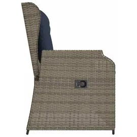vidaXL Gartenbank 1-tlg 220 x 60 x 70 cm Grau