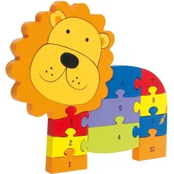 Orange Tree Toys - Holzspielzeug - Zahlenpuzzle Löwe