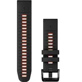 Garmin Quickfit 22 Mm Silikon Schwarz/Rot