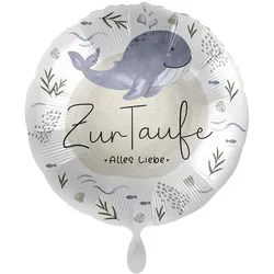 Folienballon Zur Taufe alles Liebe 43cm
