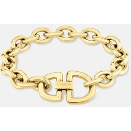 Liebeskind Berlin Armband Edelstahl Armkette The D-Link Statement", gold (gelbgoldfarben), Armbänder, Damen, 22cm, Edelstahl, Armband