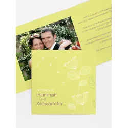Hochzeitseinladung selbst gestalten mit Spruch und Fotos im Onlinedesigner bei Meine-Kartenmanufaktur.de