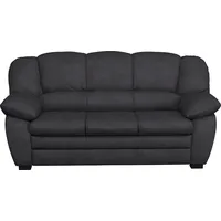 Cotta 2,5-Sitzer COTTA "Casino", schwarz (lava), B:191cm H:88cm T:92cm, 100% Polyester, Sofas, Polstergarnitur, auch als Set erhältlich