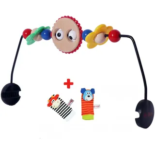 AllforBaby wippe Spielzeug kompatibel mit Baby björn. Spielbogen für babywippe. Geschenk inklusive.