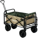 Outsunny Bollerwagen klappbar khaki
