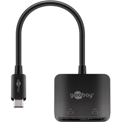 Wentronic Goobay 60172, USB Typ-C, HDMI-Ausgang, DisplayPorts ausgang