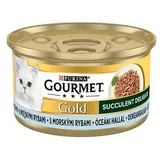 Gourmet Gold Sukkulente Köstlichkeiten mit Meeresfisch 85G
