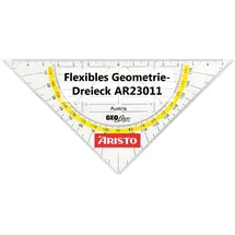 ARISTO Geometriedreieck 16 cm flexibel transparent