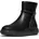 Damen Iq-comff Quaste Leder Kurze Stiefel Knöchel Schwarz 37 5