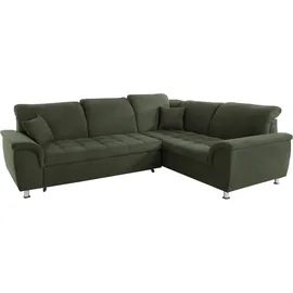 DOMO collection »Franzi, zeitlos und elegant, moderne Sitzheftung, L-Form« wahlweise mit Kopfteilverstellung (dann Breite: 275 cm)