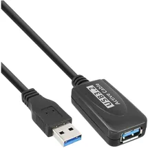 InLine USB-A auf USB-A 5 m Schwarz