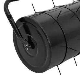 vidaXL Gartenwalze Rasenwalze mit Rasenlüfter 63 L