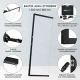 Bautec Akku-Styrobow Handschneidebügel (1.330mm / 520mm) inkl. 2 Li-Ion Akkus, 10 Schneidedrähte » Styroporschneider