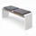 Innostyle Sitzbank Memphis Weiß 130 x 49 x 40 cm