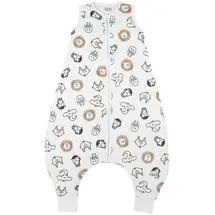 Meyco Baby Schlafsack-Overall Animal Weiß 92